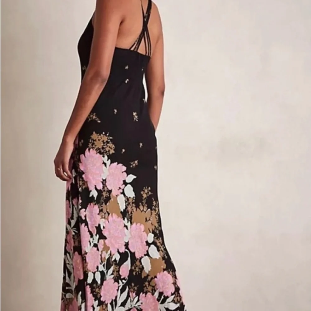 NWT FREE PEOPLE GET TO YOU PRINTED MAXI DRESS. SIZE XL - Picture 3 of 5